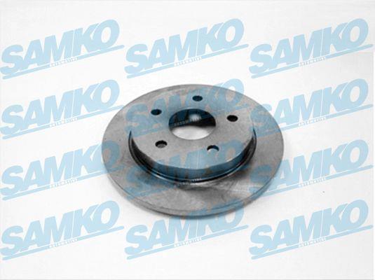 Samko F1191P Rear brake disc, non-ventilated F1191P