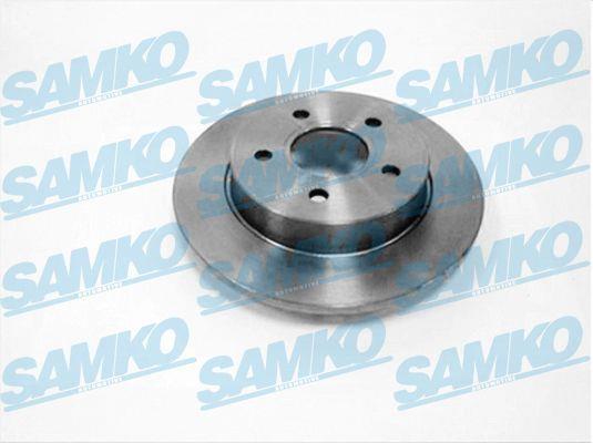 Samko F1013P Rear brake disc, non-ventilated F1013P