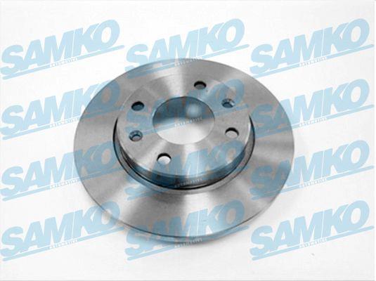 Samko C1341P Unventilated front brake disc C1341P