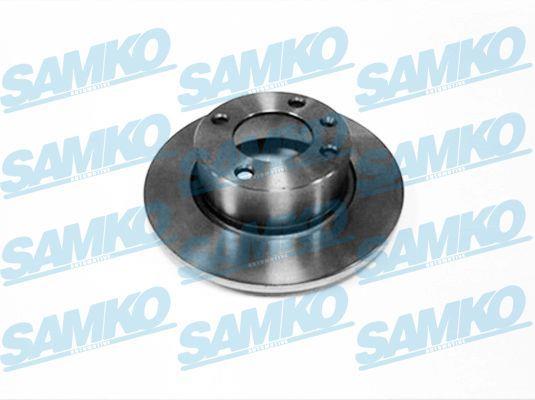 Samko C1313P Rear brake disc, non-ventilated C1313P
