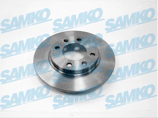Samko C1301P Rear brake disc, non-ventilated C1301P