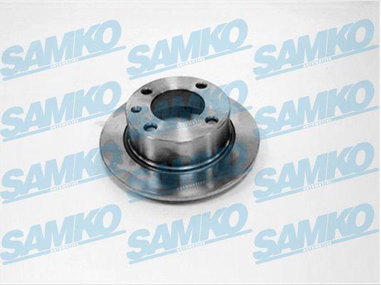 Samko C1271P Rear brake disc, non-ventilated C1271P