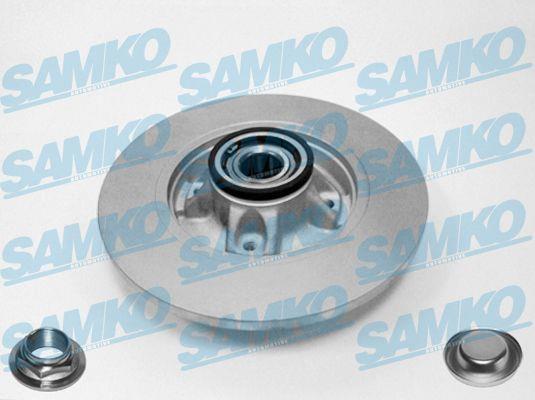 Samko C1015PRCA Rear brake disc, non-ventilated C1015PRCA