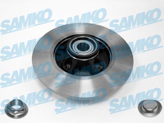 Samko C1015PCA Rear brake disc, non-ventilated C1015PCA