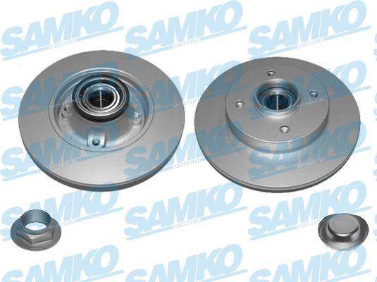 Samko C1013PRCA Rear brake disc, non-ventilated C1013PRCA