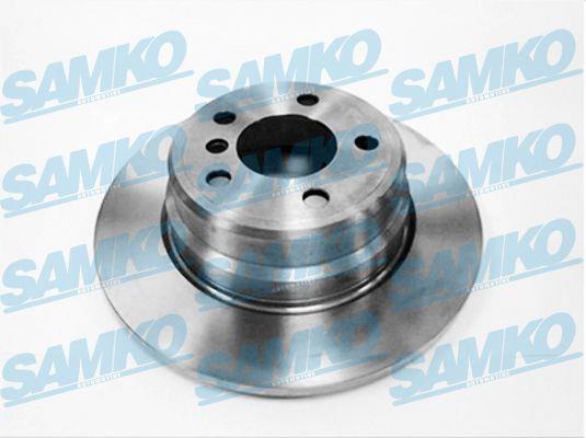 Samko B2511P Rear brake disc, non-ventilated B2511P