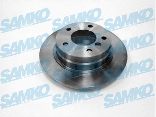 Samko B2371P Rear brake disc, non-ventilated B2371P
