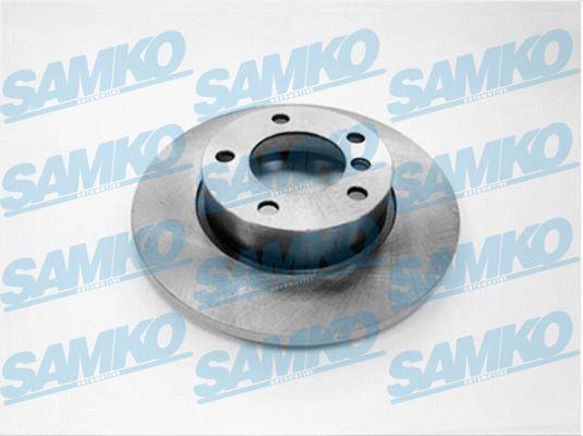 Samko B2361P Unventilated front brake disc B2361P