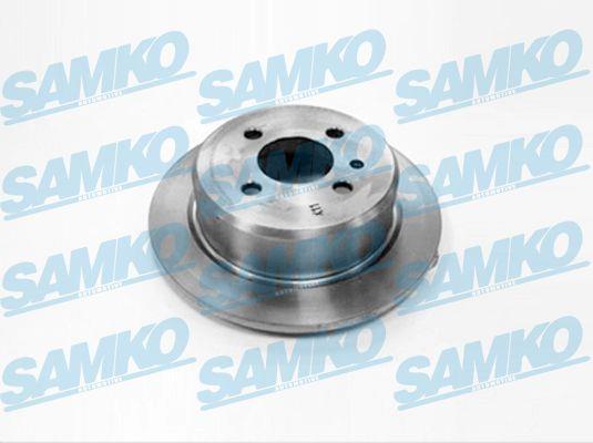 Samko B2131P Rear brake disc, non-ventilated B2131P