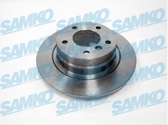 Samko B2004P Rear brake disc, non-ventilated B2004P