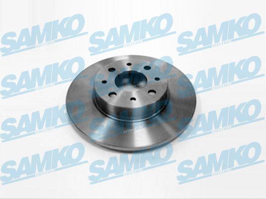 Samko A2006P Rear brake disc, non-ventilated A2006P