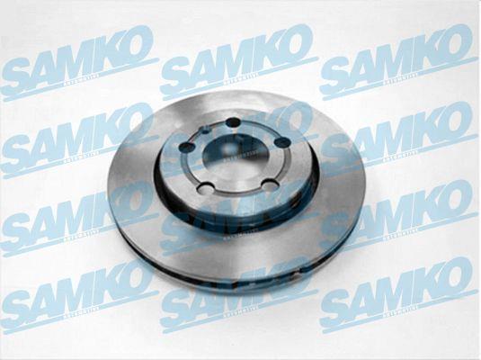 Samko A1602V Rear ventilated brake disc A1602V