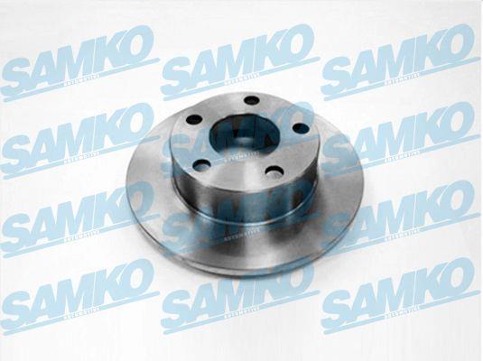 Samko A1600P Rear brake disc, non-ventilated A1600P
