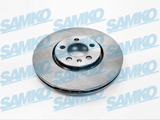 Samko A1451V Front brake disc ventilated A1451V