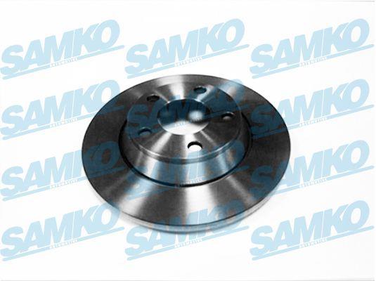 Samko A1411P Unventilated front brake disc A1411P