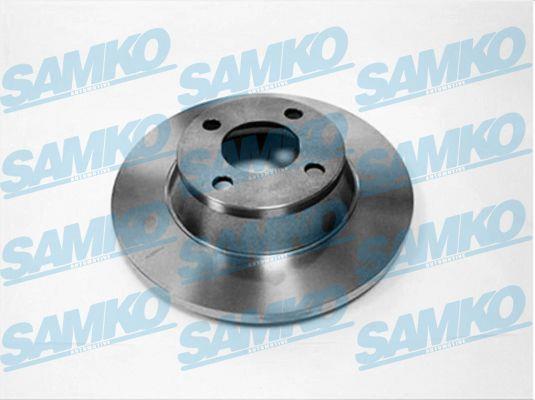 Samko A1391P Unventilated front brake disc A1391P