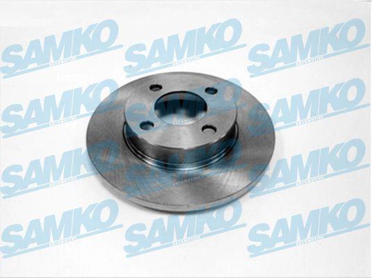 Samko A1081P Unventilated front brake disc A1081P