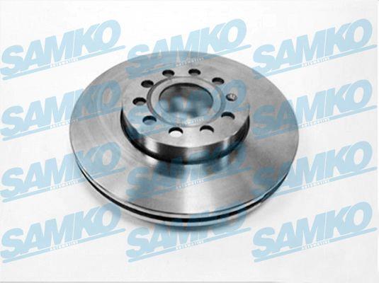 Samko A1002V Front brake disc ventilated A1002V