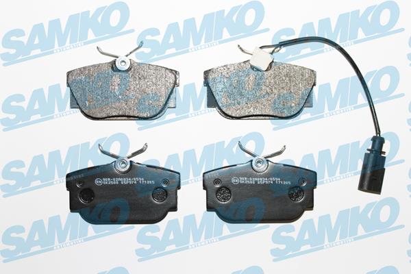 Samko 5SP974 Brake Pad Set, disc brake 5SP974