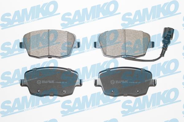 Samko 5SP973 Brake Pad Set, disc brake 5SP973