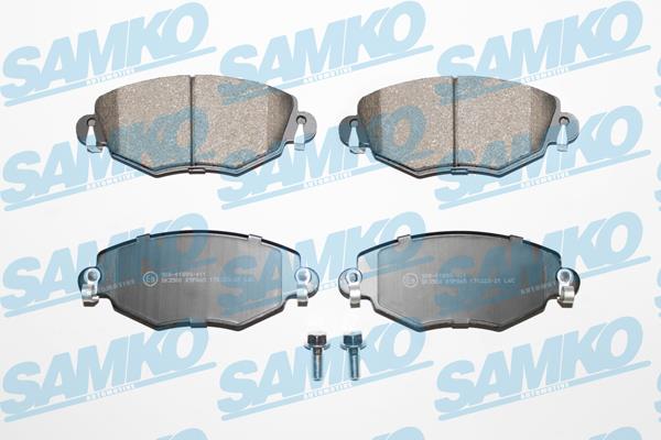 Samko 5SP865 Brake Pad Set, disc brake 5SP865