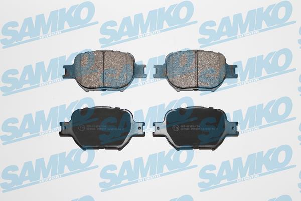 Samko 5SP837 Brake Pad Set, disc brake 5SP837