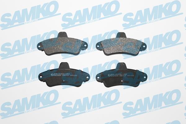 Samko 5SP714 Brake Pad Set, disc brake 5SP714