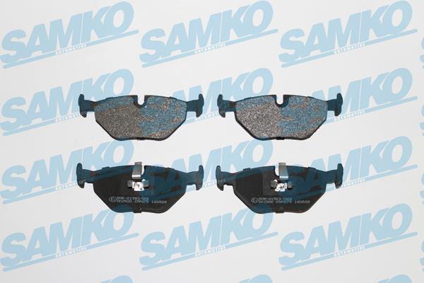 Brake pad MG MG 6: 5SP675 Samko Brake pad set