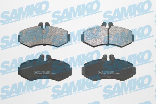 Samko 5SP672 Brake Pad Set, disc brake 5SP672