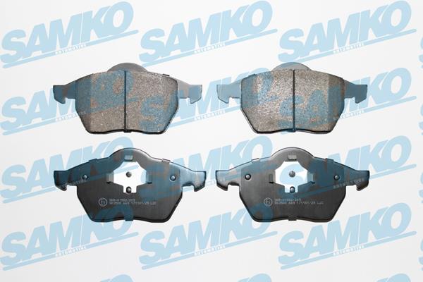 Samko 5SP669 Brake Pad Set, disc brake 5SP669