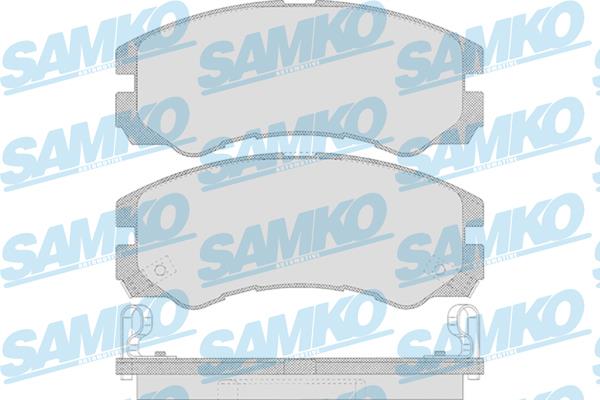 Samko 5SP658 Brake Pad Set, disc brake 5SP658