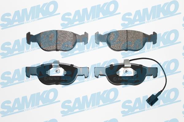 Disc brake pad set Fiat Bravo: 5SP652 Samko Brake pad set