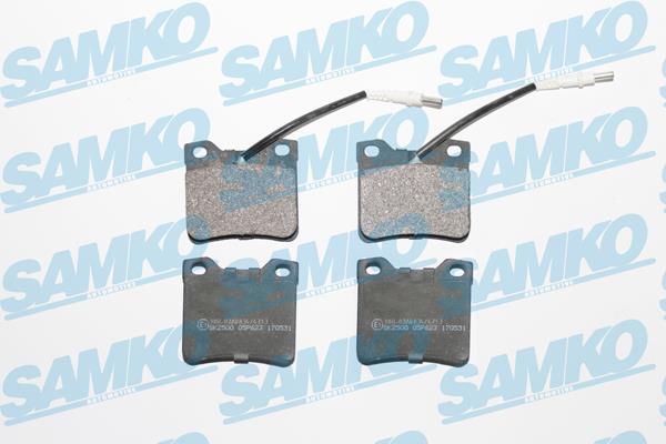 Samko 5SP623 Brake Pad Set, disc brake 5SP623