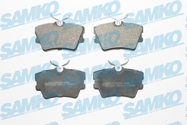 Samko 5SP616 Brake Pad Set, disc brake 5SP616