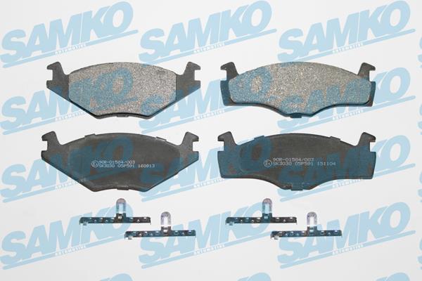 Samko 5SP591 Brake Pad Set, disc brake 5SP591