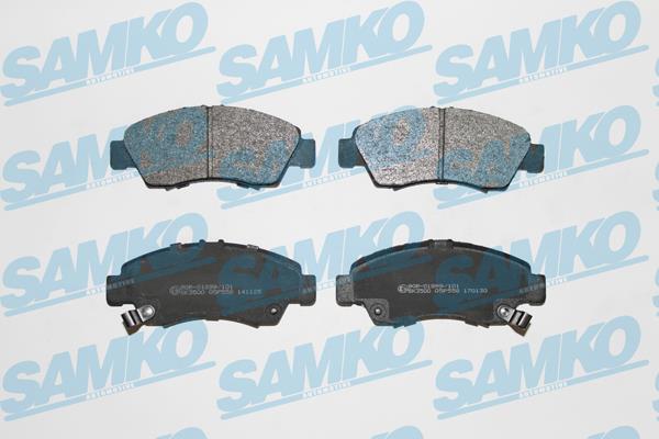 Samko 5SP558 Brake Pad Set, disc brake 5SP558