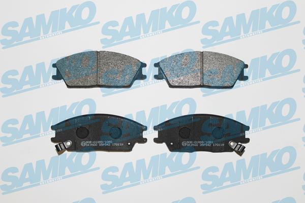 Samko 5SP542 Brake Pad Set, disc brake 5SP542