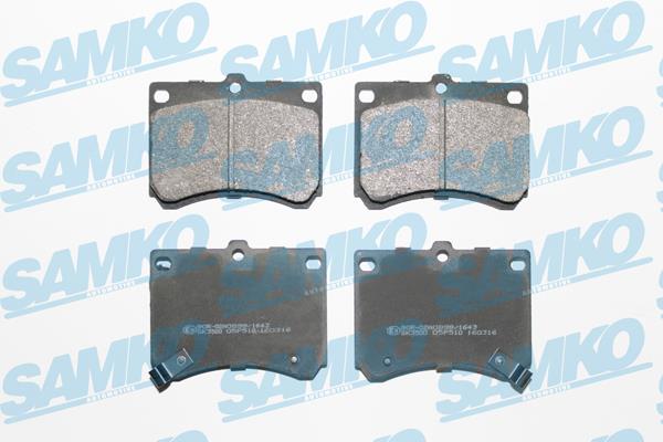 Samko 5SP510 Brake Pad Set, disc brake 5SP510