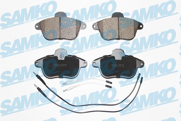 Disc brake pad set Citroen XM: 5SP480 Samko Brake pad set