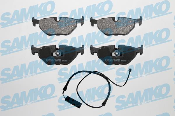 Samko 5SP463A Brake Pad Set, disc brake 5SP463A