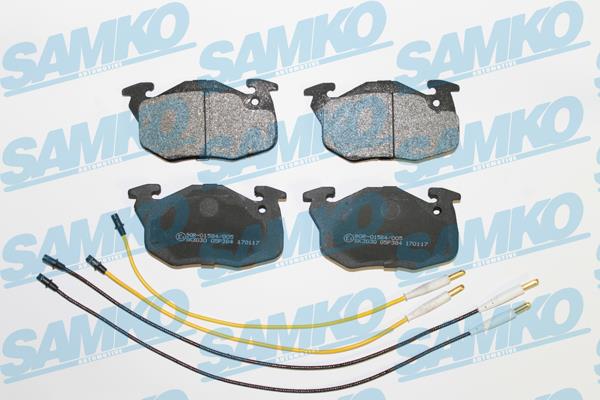 Samko 5SP384 Brake Pad Set, disc brake 5SP384