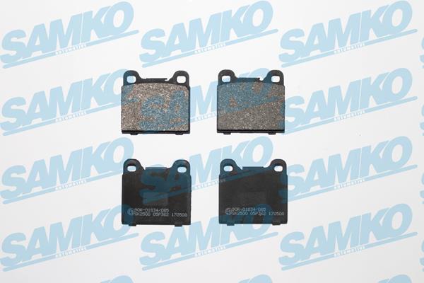 Samko 5SP362 Brake Pad Set, disc brake 5SP362