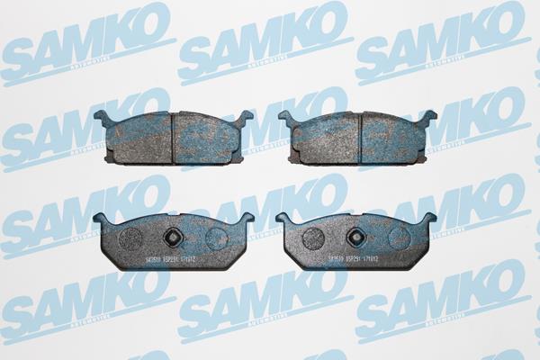 Samko 5SP291 Brake Pad Set, disc brake 5SP291