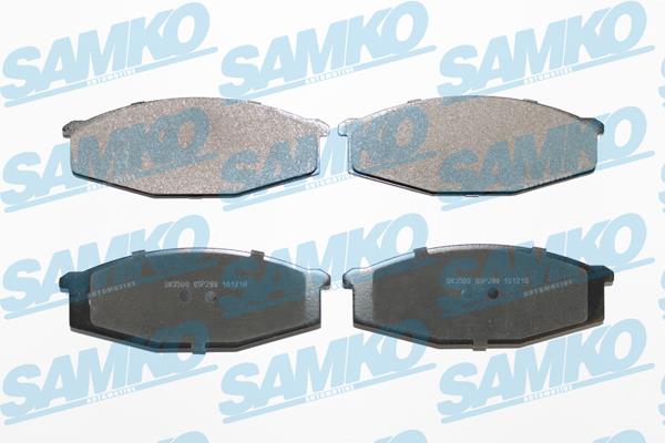Samko 5SP289 Brake Pad Set, disc brake 5SP289