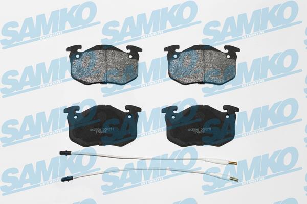 Samko 5SP231 Brake Pad Set, disc brake 5SP231