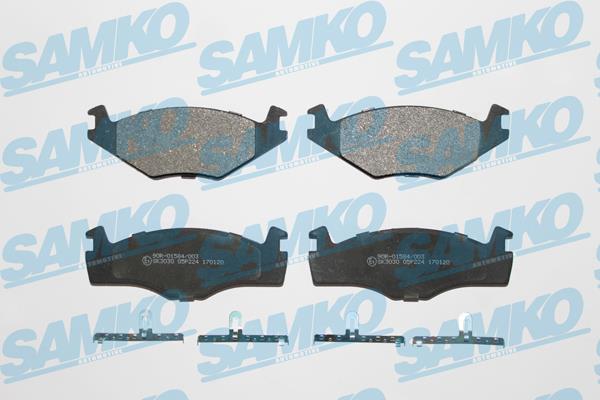 Samko 5SP224 Brake Pad Set, disc brake 5SP224