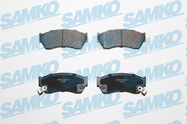 Samko 5SP186 Brake Pad Set, disc brake 5SP186