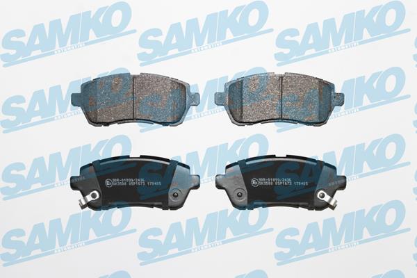 Samko 5SP1673 Brake Pad Set, disc brake 5SP1673