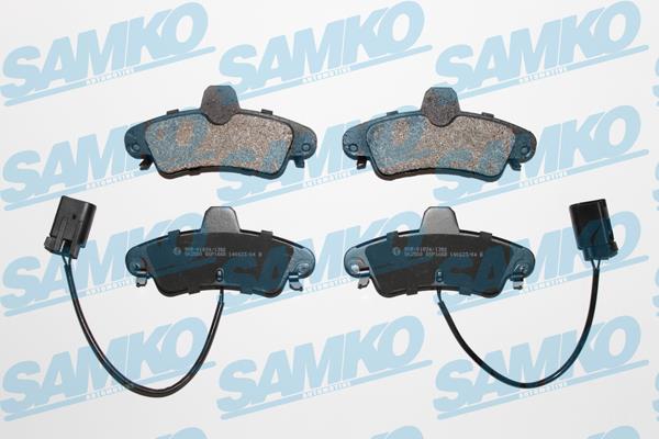 Samko 5SP1668 Brake Pad Set, disc brake 5SP1668