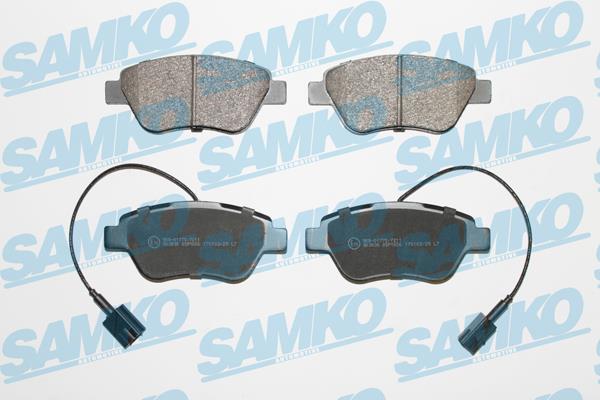 Samko 5SP1656 Brake Pad Set, disc brake 5SP1656